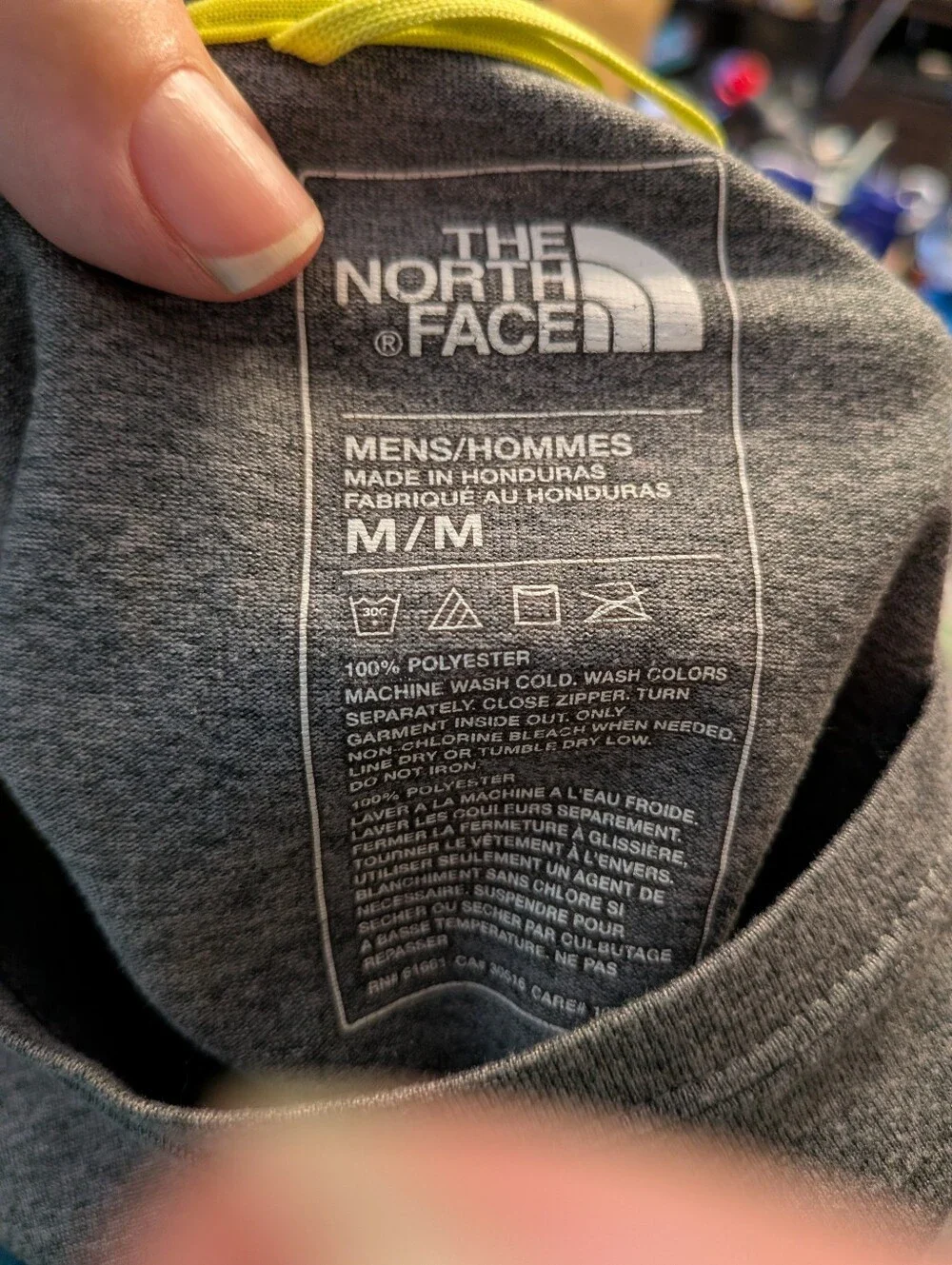 The North Face Men's Gray T-shirt Explorer More Size Medium